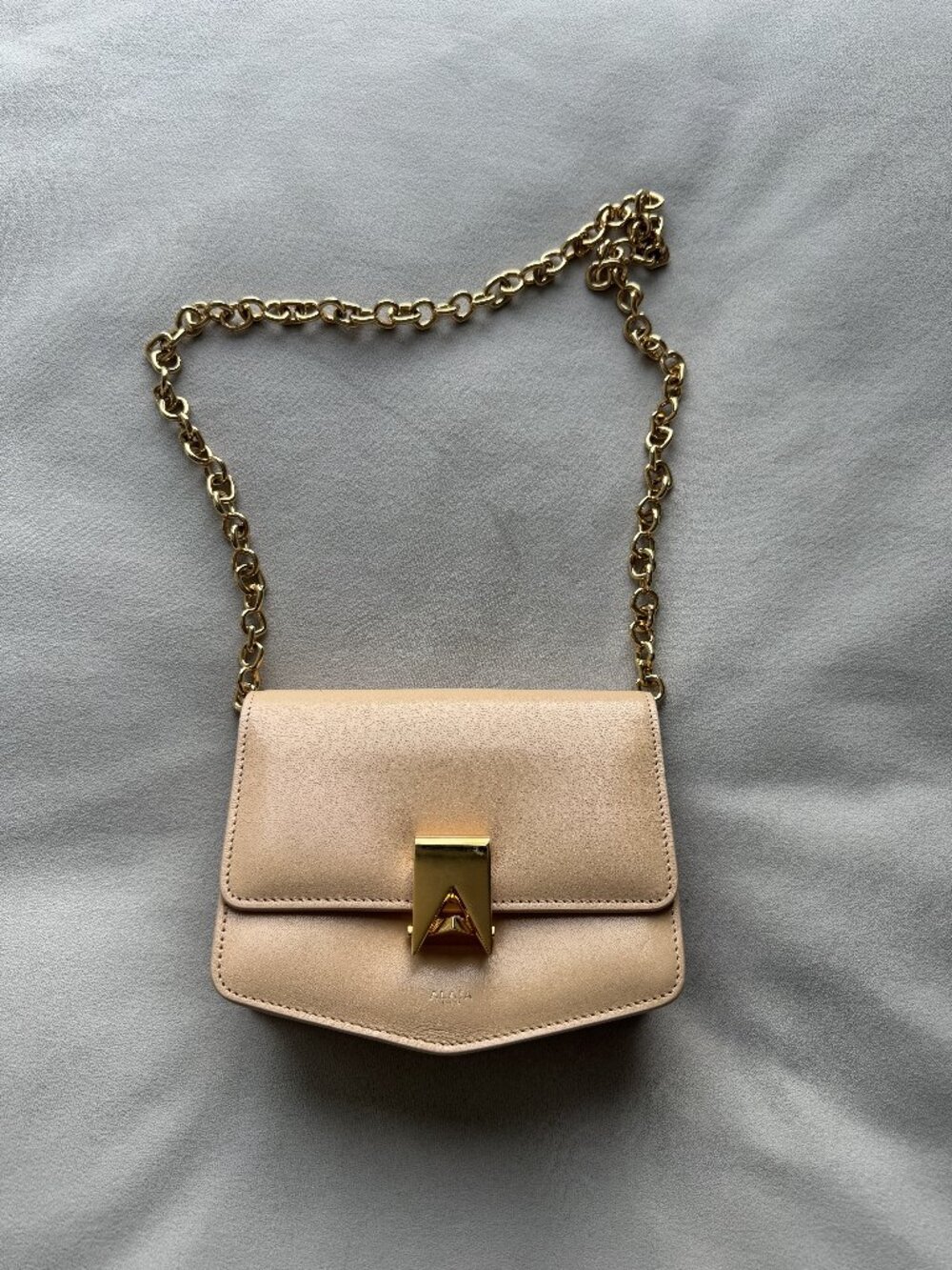 Alaïa Le Papa Small Leather Crossbody Bag